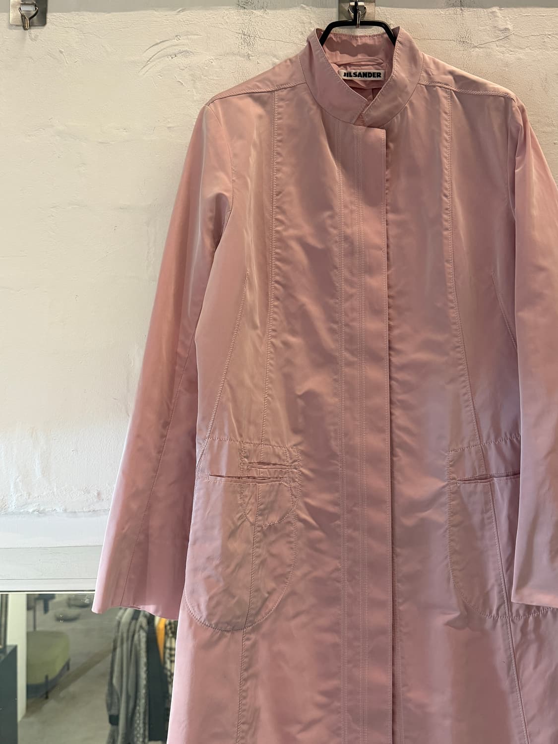 JIL SANDER 질샌더 파스텔 핑크 트렌치 코트 34 상품이미지3