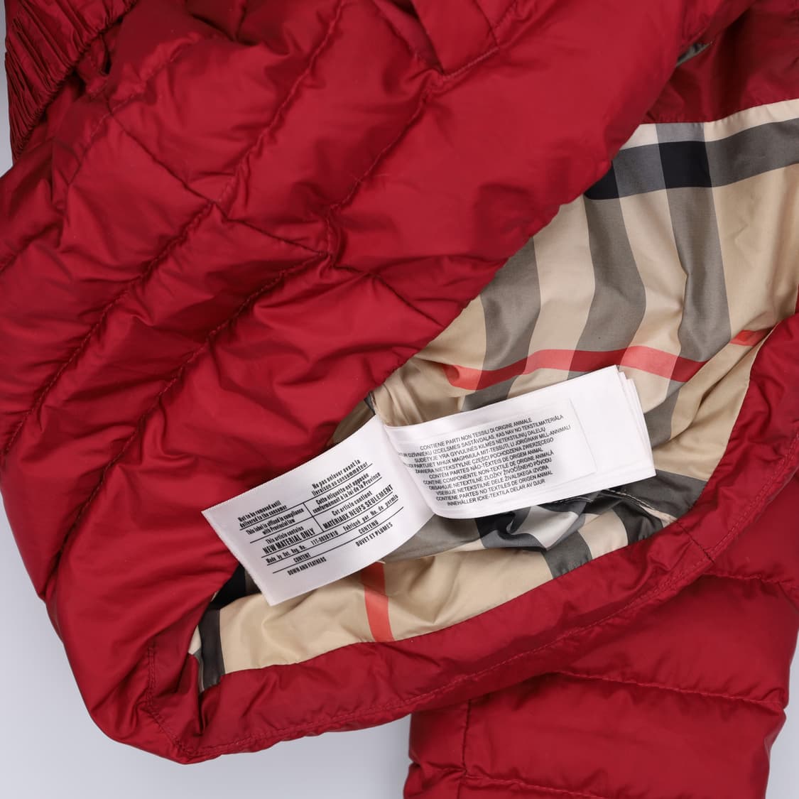 [4Y] 버버리 키즈아동 벨트 구스다운 패딩점퍼 1223H2 상품이미지8