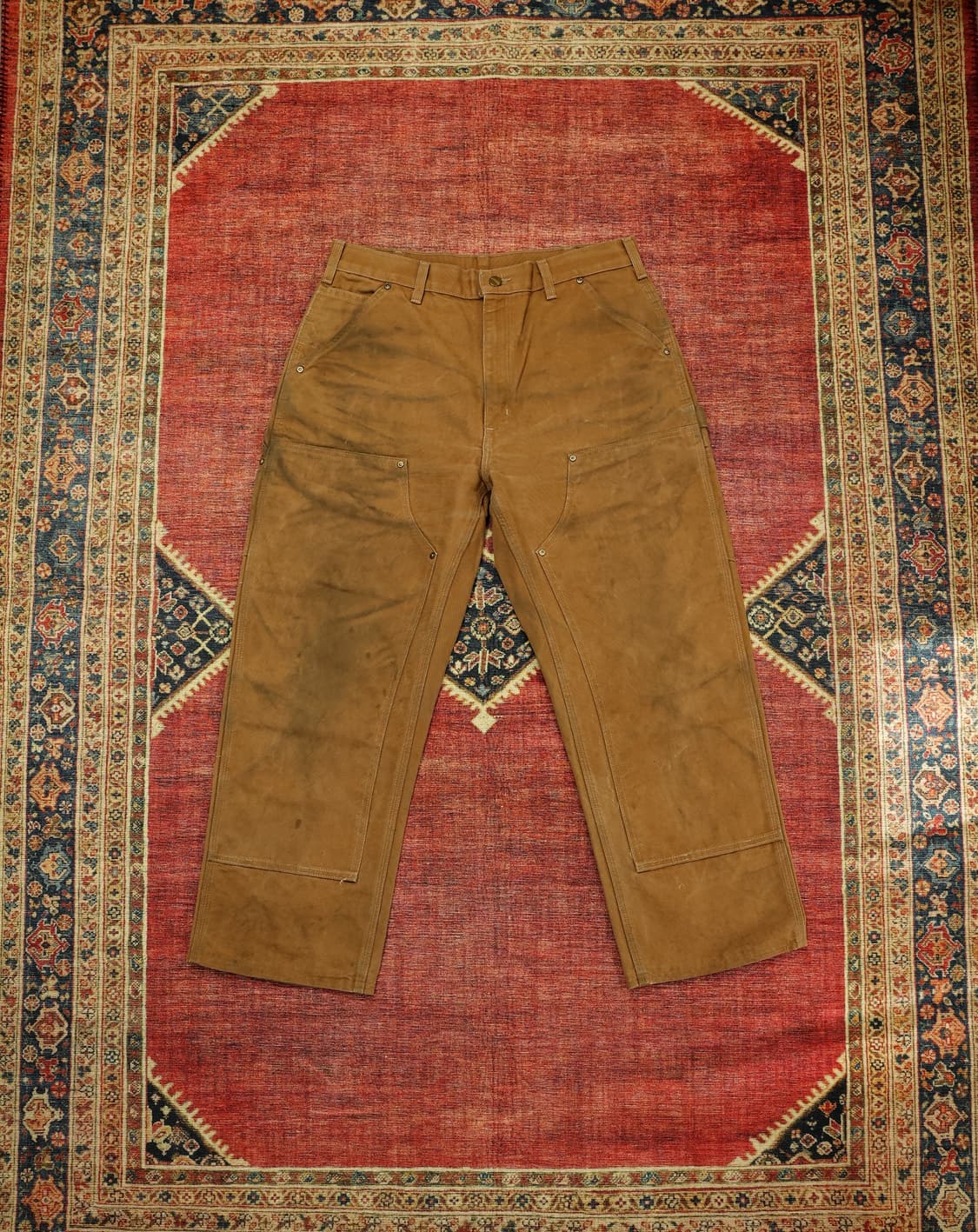 빈티지 칼하트 더블니 브라운 판매 상품이미지1