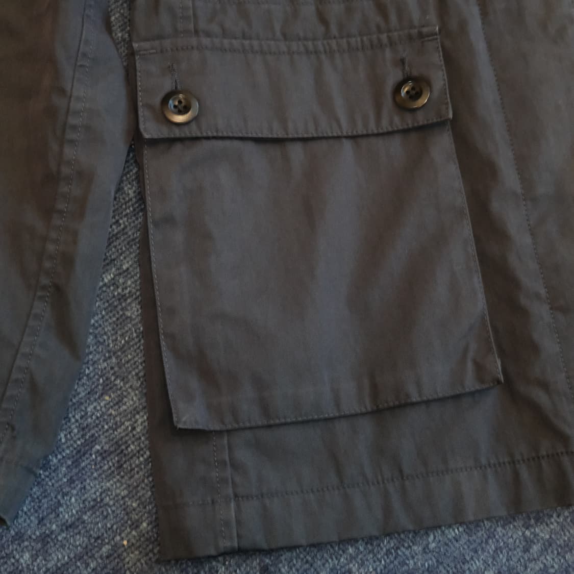 mhl 후드 울 자켓 상품이미지5