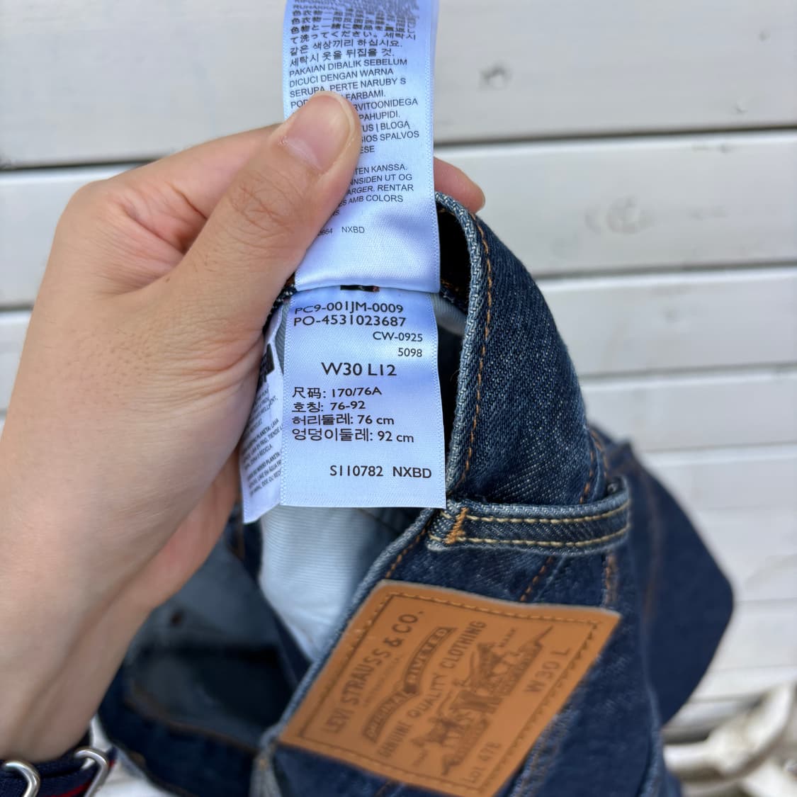 Levi’s 리바이스 478 데님 반바지 상품이미지6