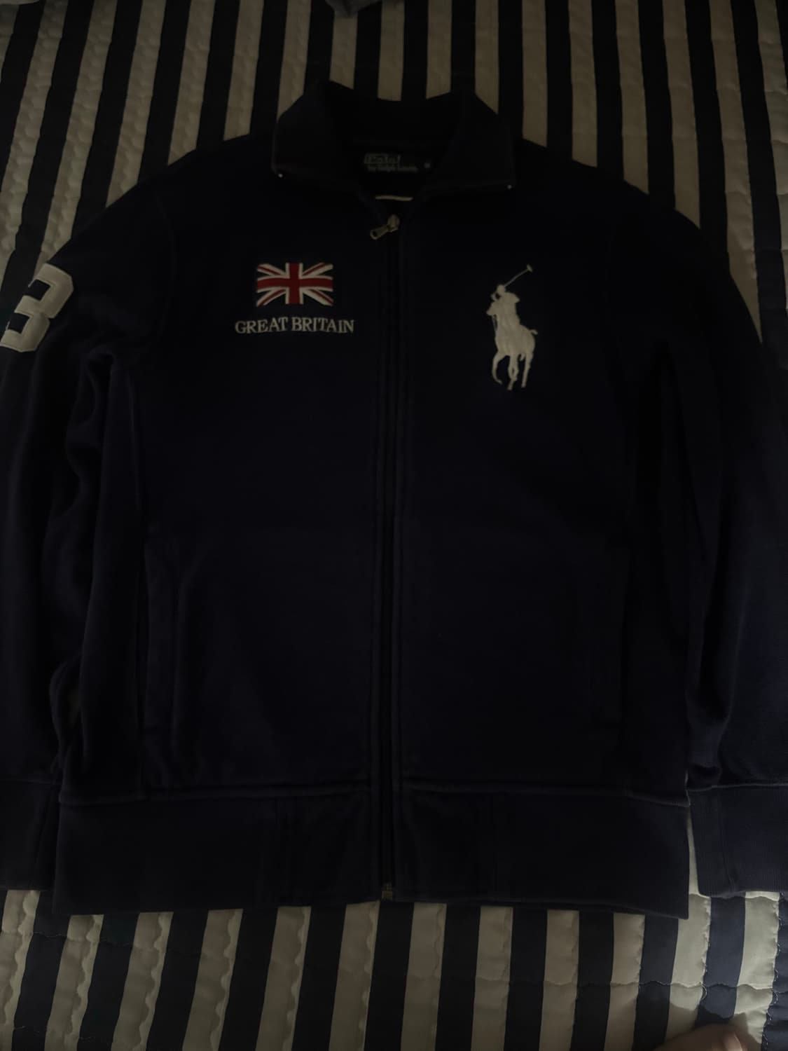 폴로 빅포니 브리튼 집업 M사이즈 네이비 상품이미지1