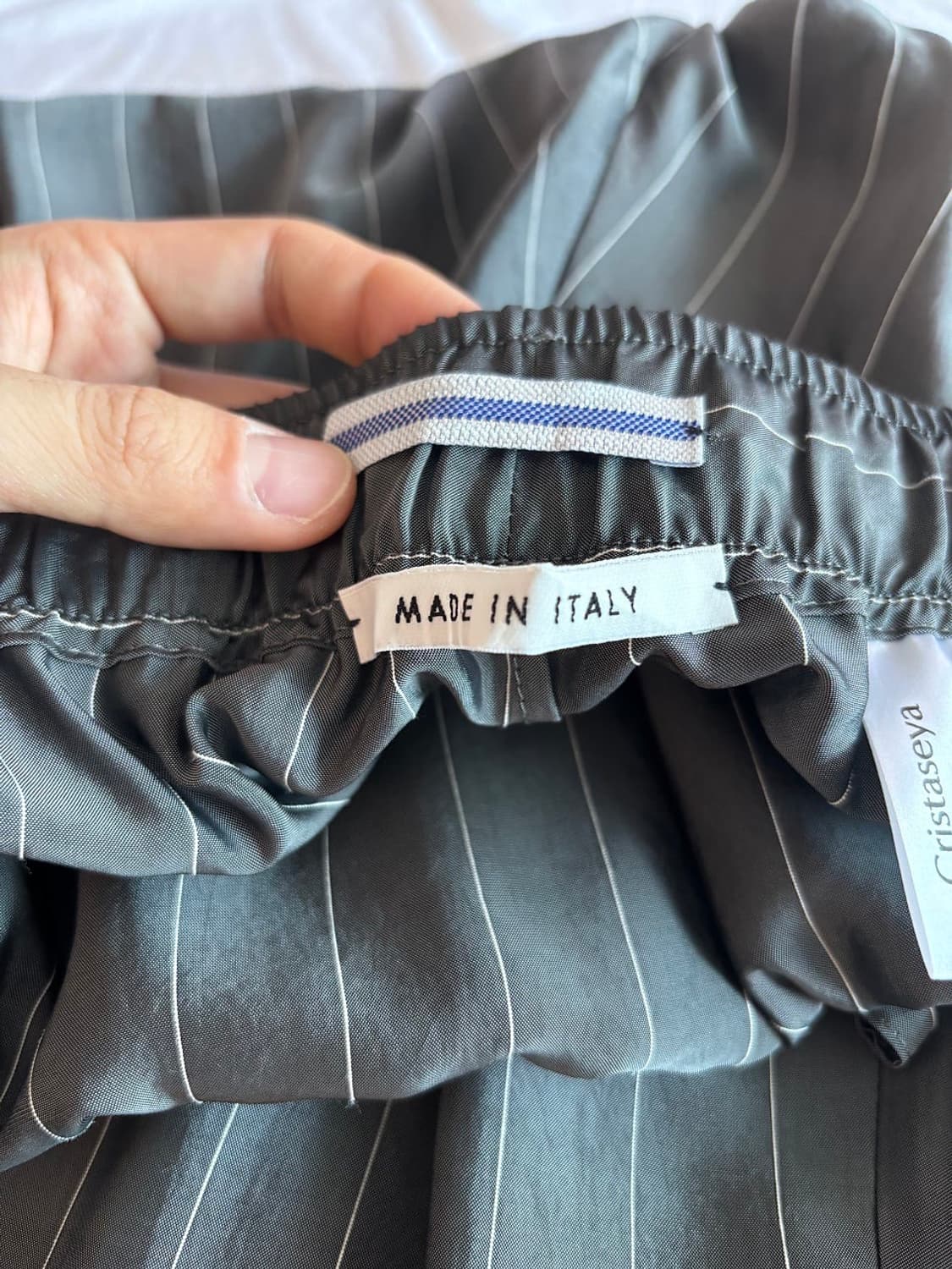 크리스타세야 그레이 스트라이프 moroccan 팬츠 S사이즈 상품이미지4