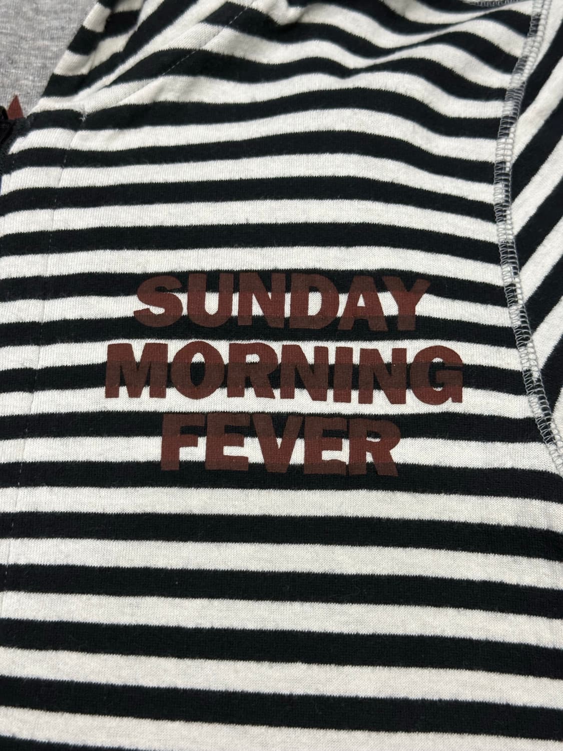 히스테릭 글래머 리버시블 스트라이프 히스걸 후드 집업 자켓 상품이미지6