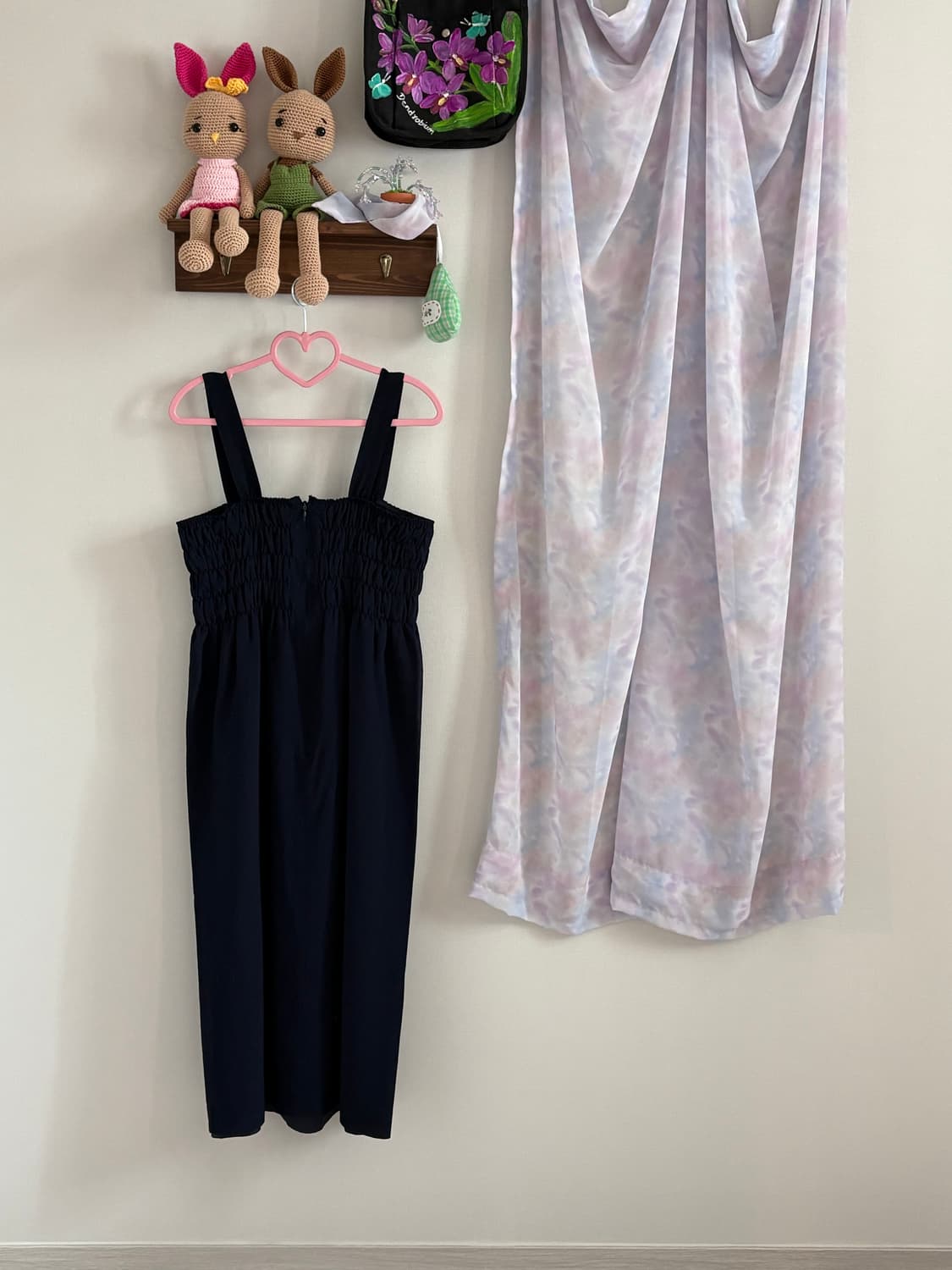 스모크 밴딩 원피스 상품이미지3