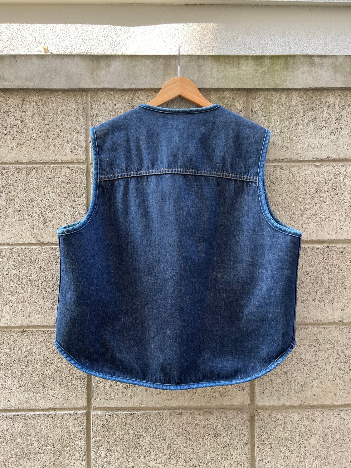 1970s SEARS ROEBUCKS DENIM 데님쉐르파베스트 상품이미지2
