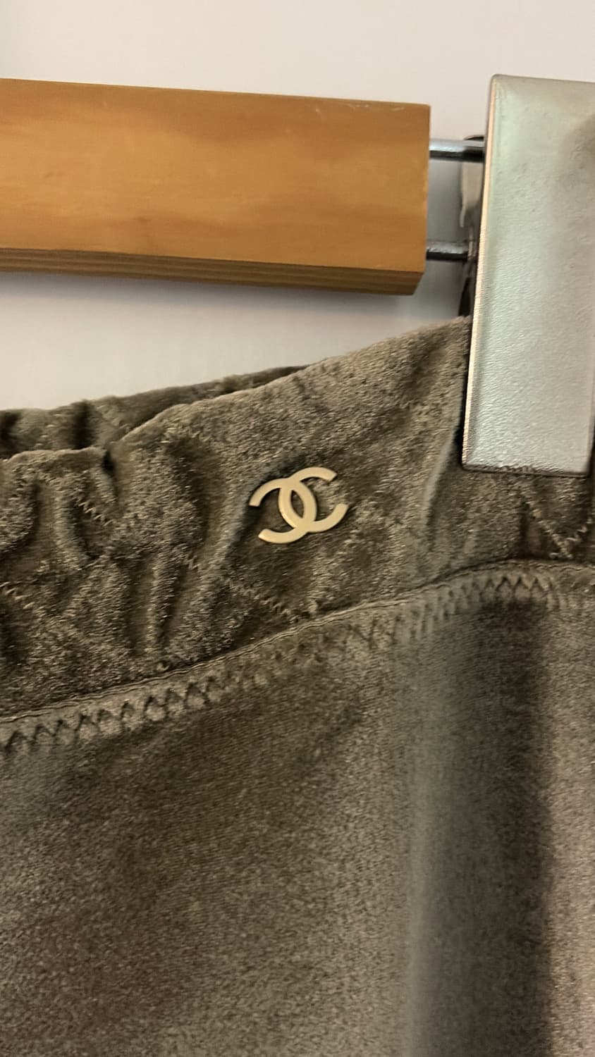  샤넬 벨벳 부츠컷팬츠 25,26 정품  상품이미지3