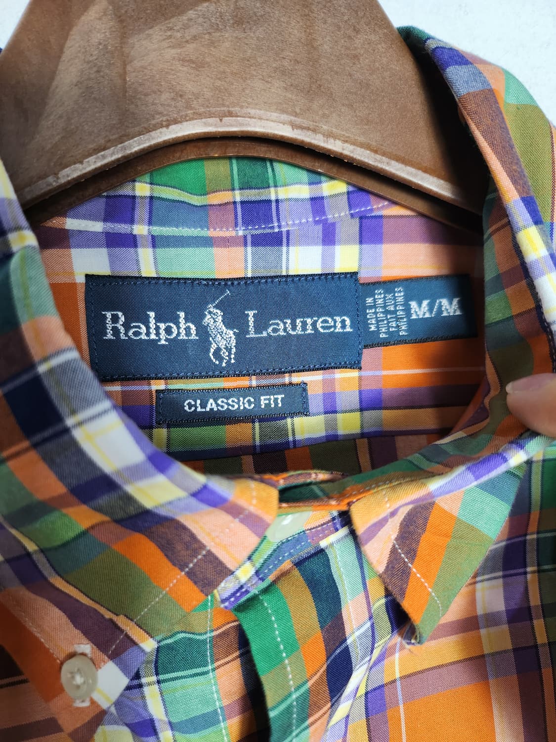 폴로 랄프로렌 클래식핏 체크 셔츠 상품이미지3
