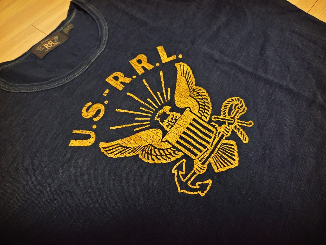 RRL 더블알엘 그래픽 프린팅 반팔티 XL 상품이미지3