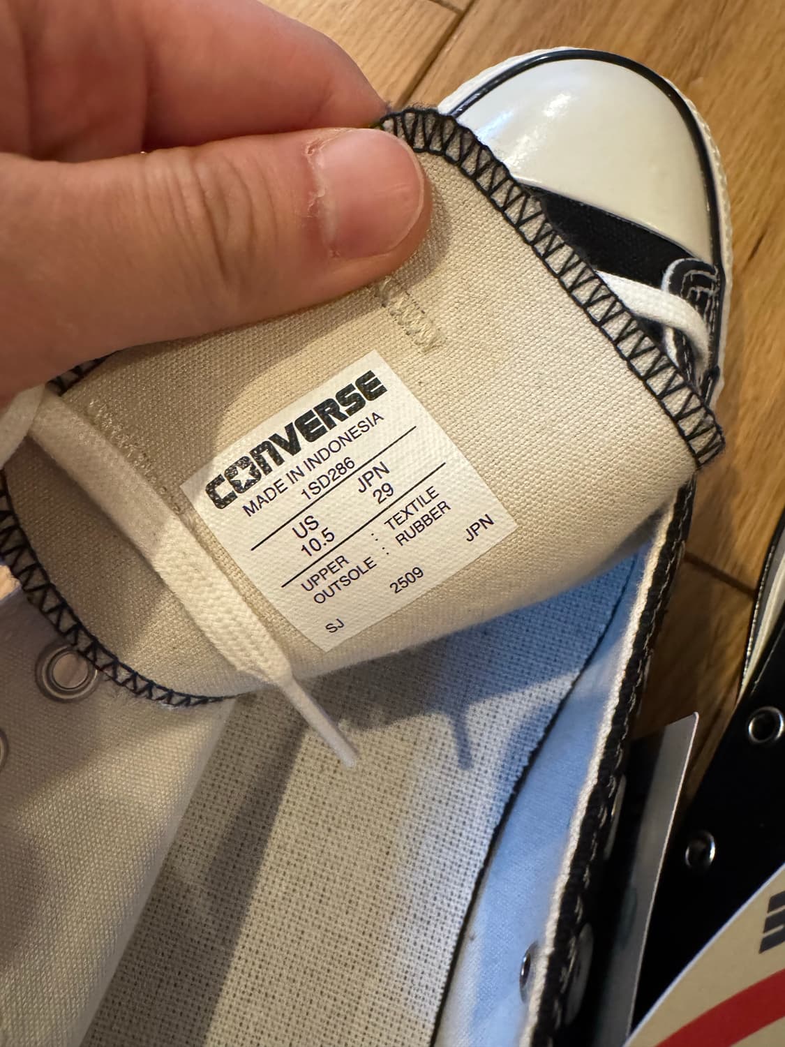 컨버스 U.S. ORIGINATOR 블랙 10.5 상품이미지4