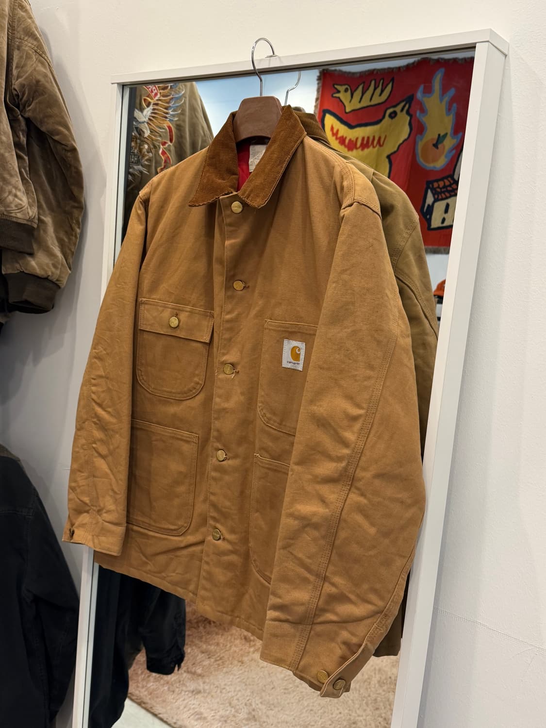 80-90s Carhartt 칼하트 덕 캔버스 초어 자켓 (USA) 상품이미지1