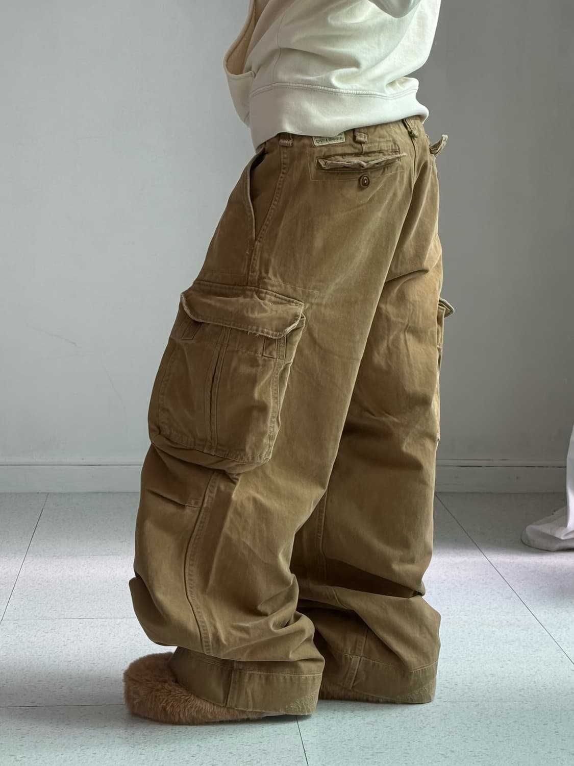 아베크롬비 베이지 카고팬츠 상품이미지3