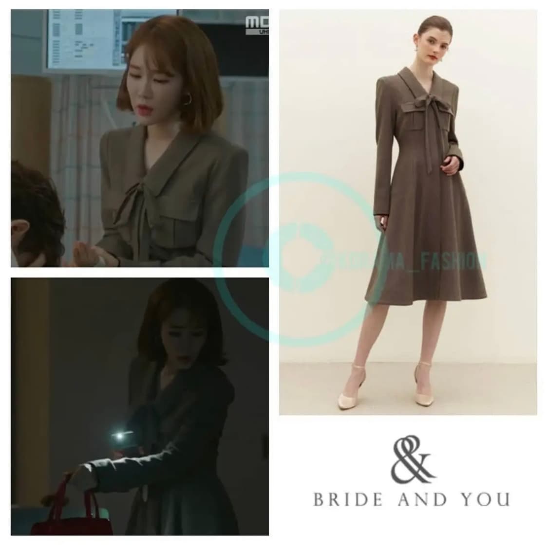 브라이드앤유 캐롤라인 CAROLINE Tie dress 상품이미지1