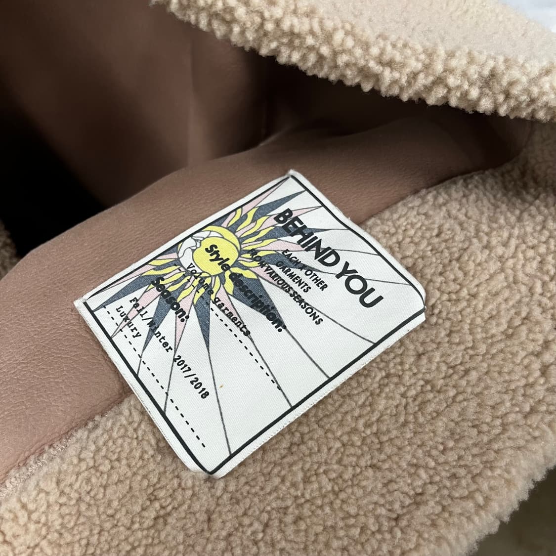 이치아더 램스킨 무스탕 코트 S 상품이미지4