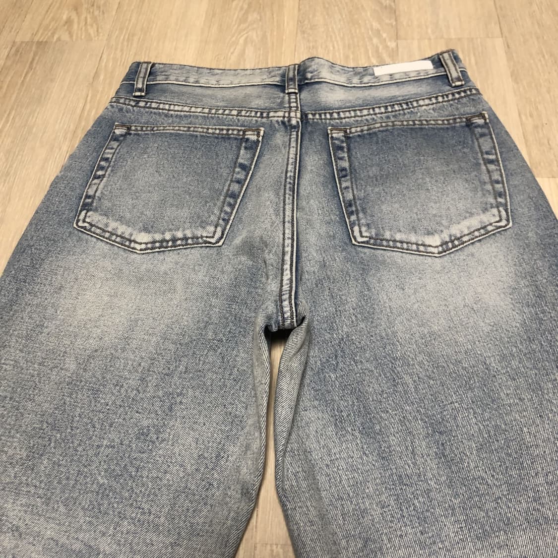 (S) 새상품 로우클래식 LOW CLASSIC 릴렉스핏 진스 라이트 블루 상품이미지7