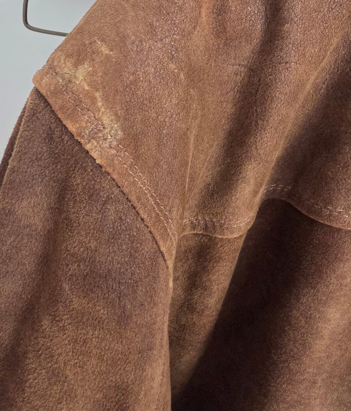 레미 레더 풀램스킨 스웨이드 더블카라 가죽자켓 42 110 2xl xxl 상품이미지4