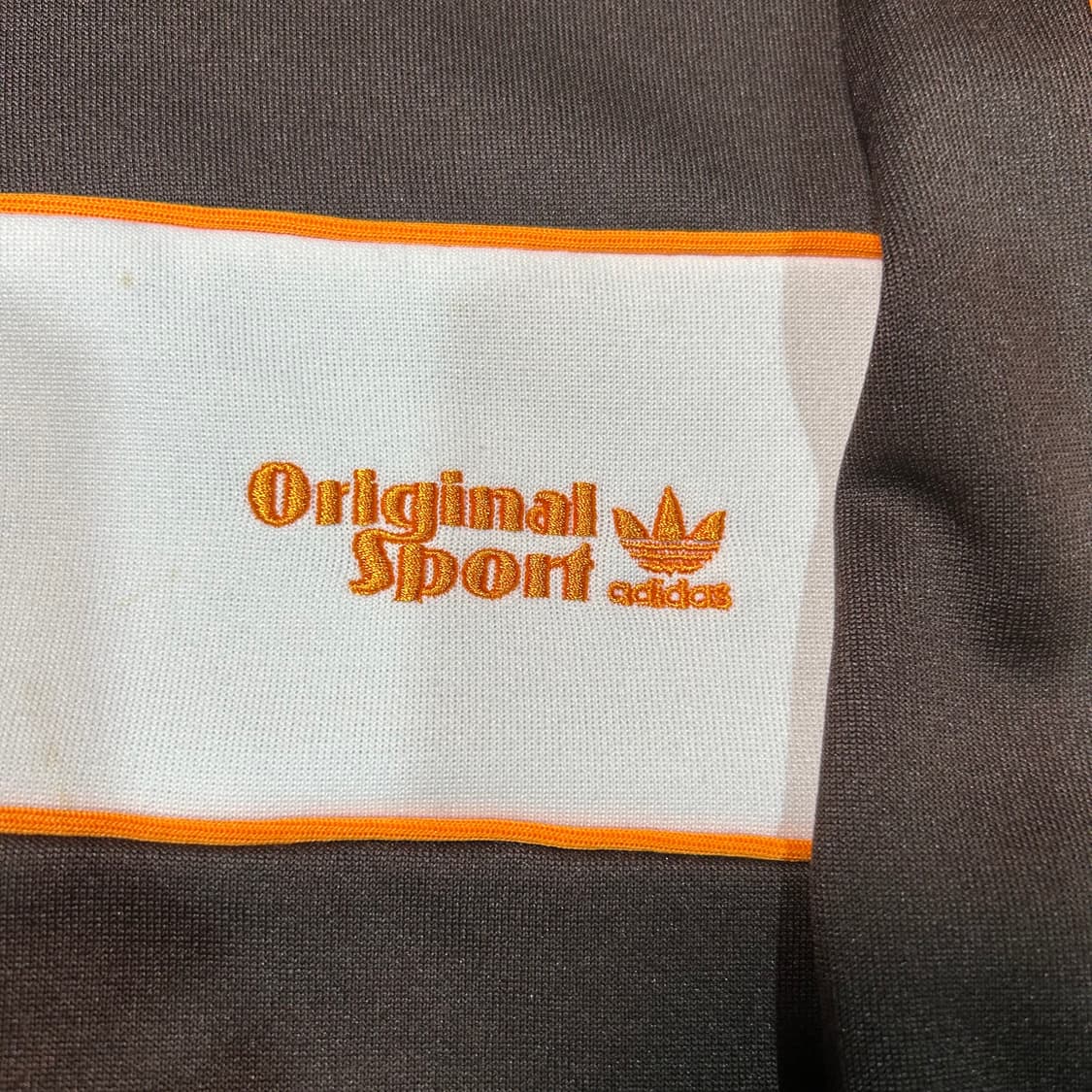 [L] 00s 아디다스 딥브라운 져지 트랙탑 상품이미지3