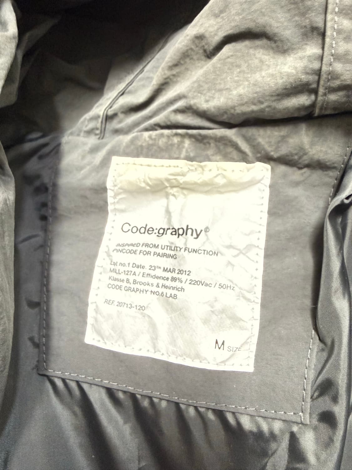 코드그라피 나일론 바람막이 상품이미지7