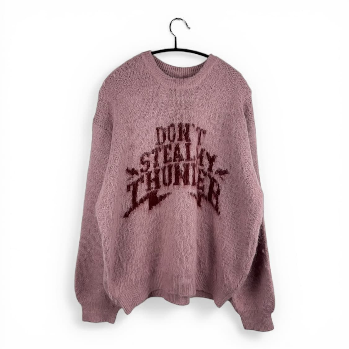 (2) 슈퍼서브 THUNDER 브러쉬드 니트 핑크 상품이미지1