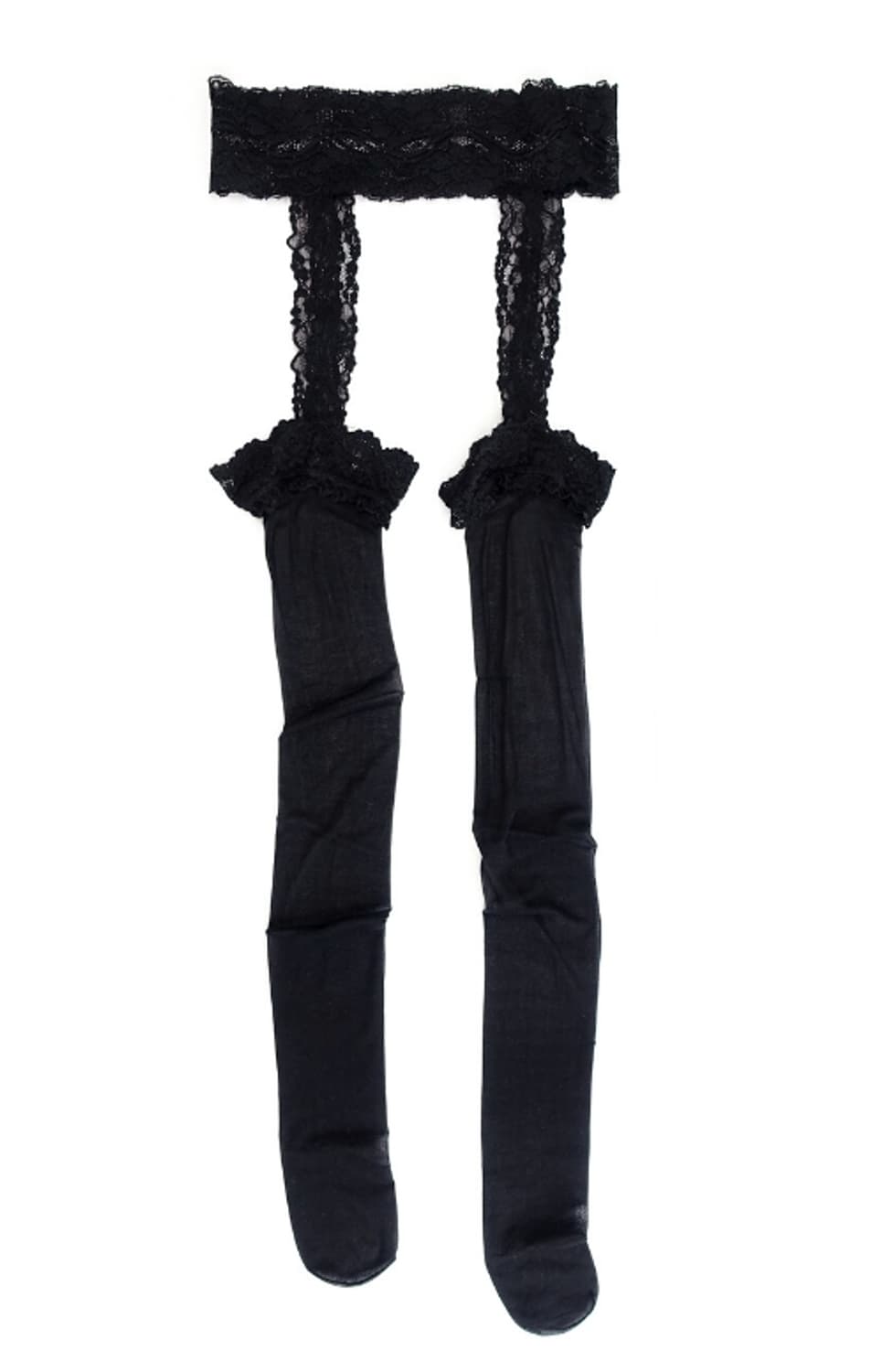 FAERIE sheer lingerie stocking black 상품이미지2