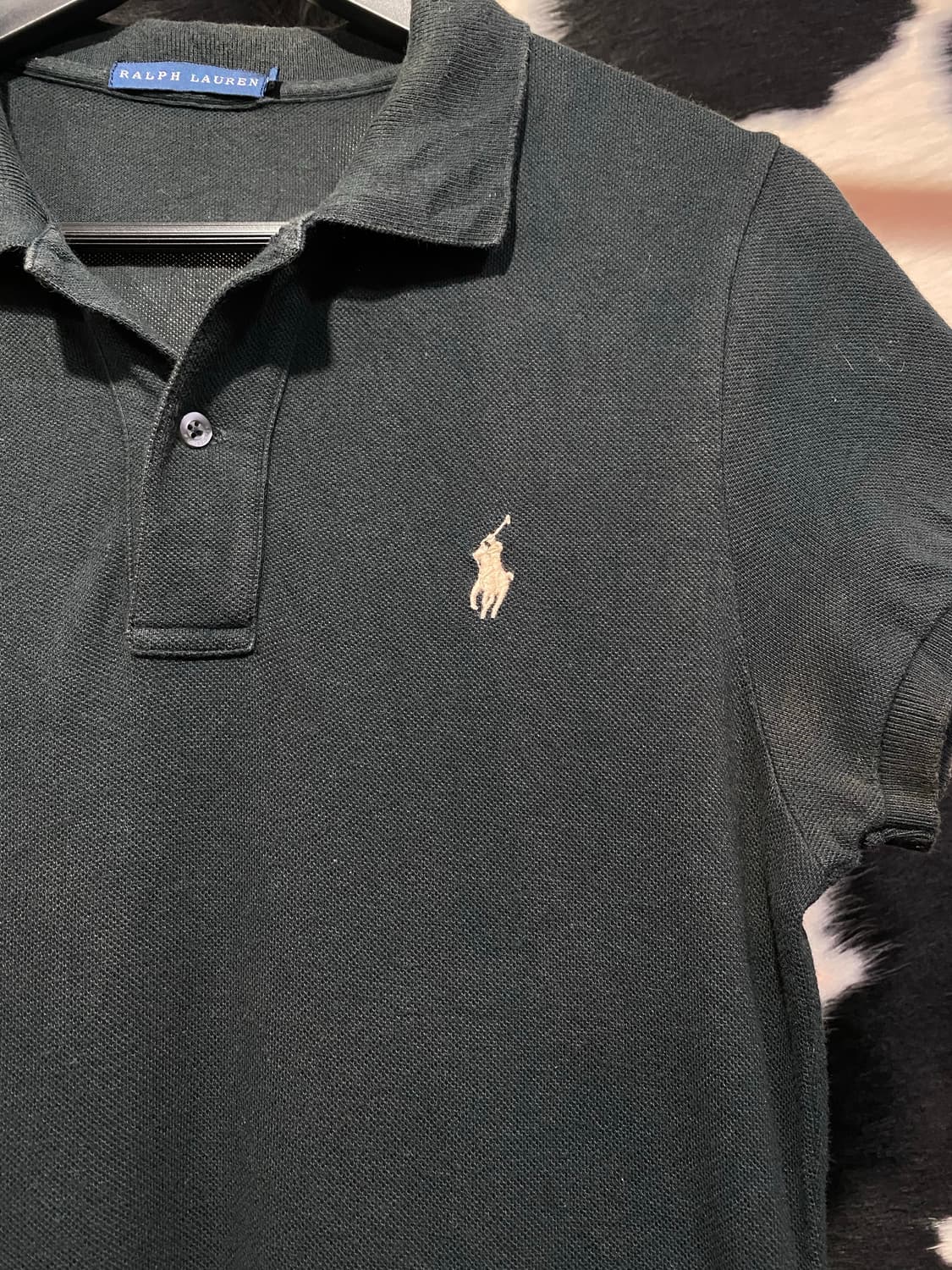 Ralph Lauren 베이직 로고 숏슬리브 롱 원피스 상품이미지3