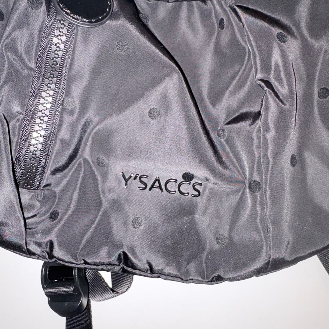 y’saccs 도트 블랙 미니 백팩 배낭 상품이미지2