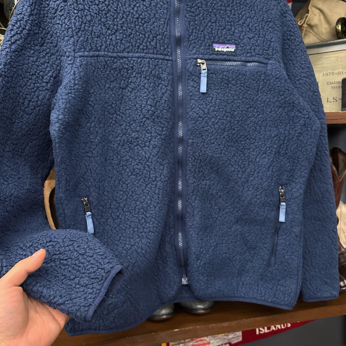 90s 파타고니아 클래식 레트로 파일 플리스 후드 집업 N360 상품이미지4