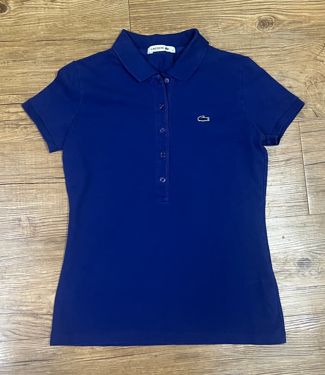 Lacoste 라코스테 슬림핏 블루 카라티 상품이미지3