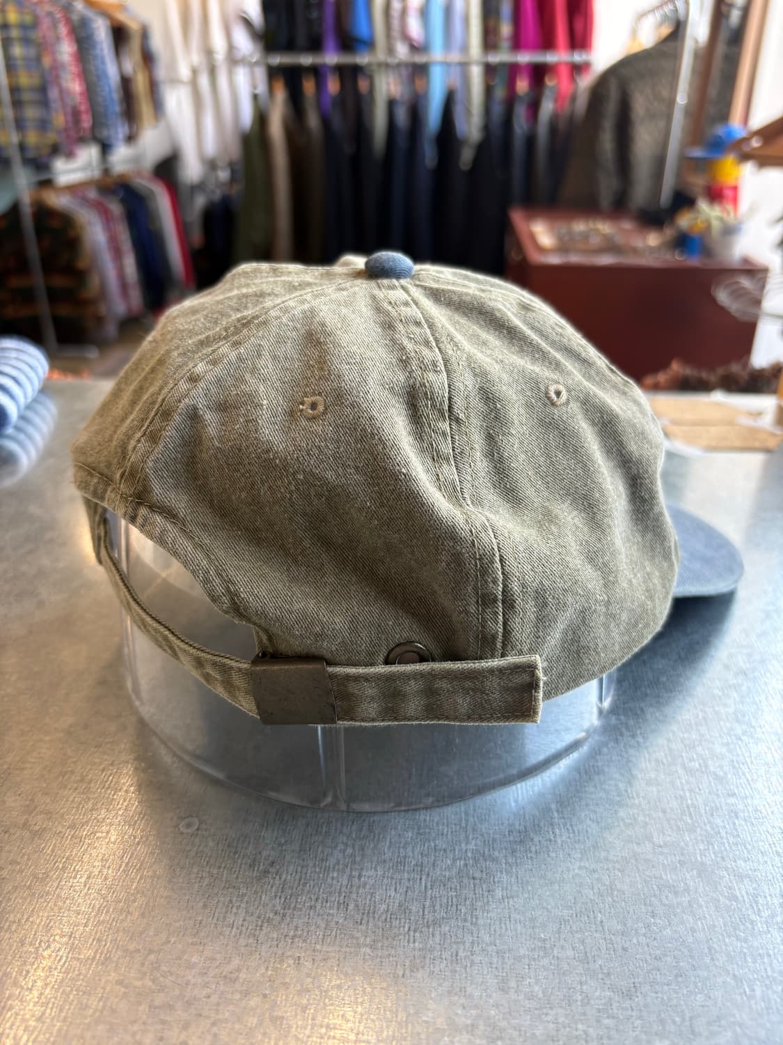 90s 미국 조명 회사 빈티지 투톤 캡 상품이미지7