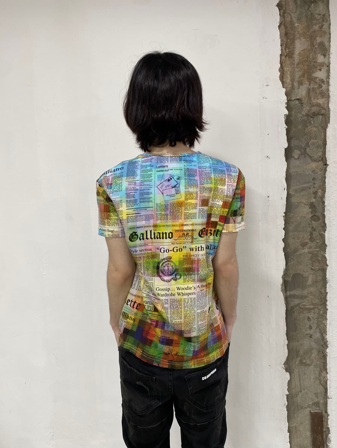 존 갈리아노 뉴스페이퍼 티셔츠 상품이미지4