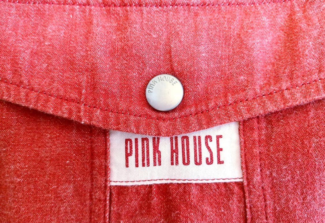 PINK HOUSE 베어 자수 오버롤 (Red) 상품이미지6