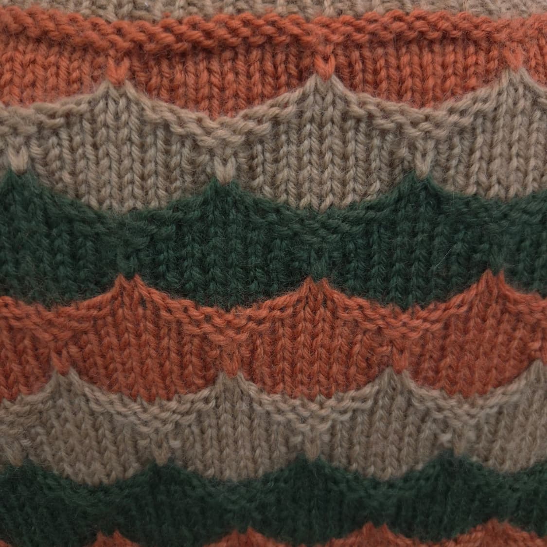 빈티지 웨이브 패턴 컬러 니트 스웨터 상품이미지8