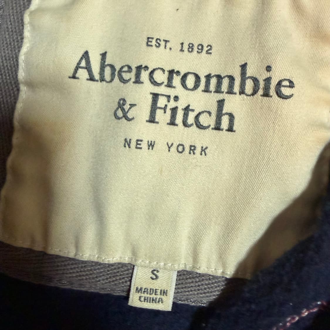 아베크롬비 네이비 후드집업 s 상품이미지3