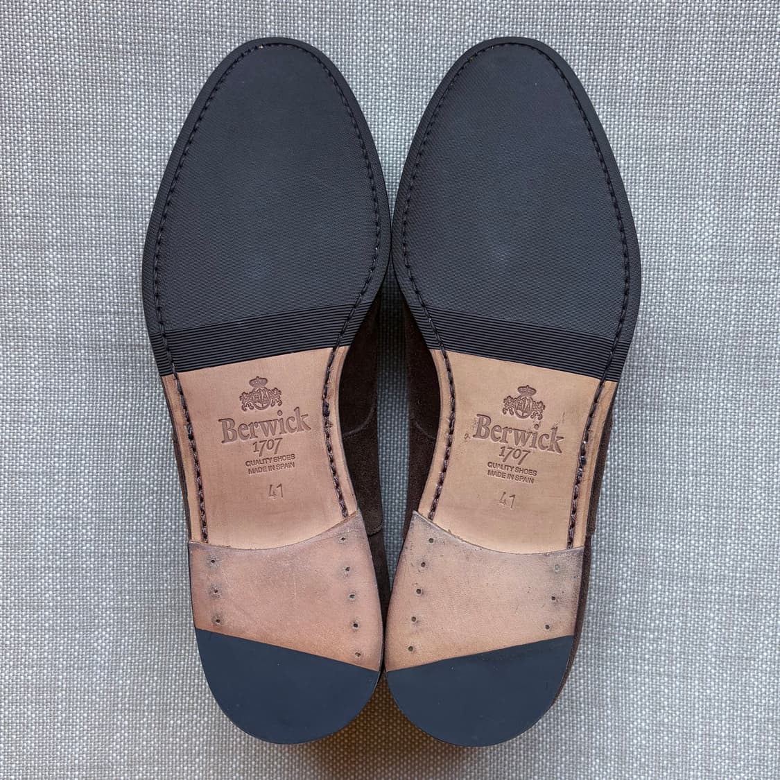 [260] BERWICK 4952 스웨이드 풀스트랩 페니 로퍼 상품이미지7