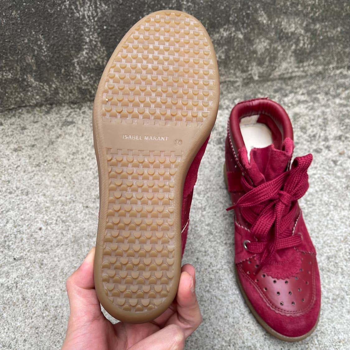 [38] Isabel Marant 스웨이드 바비 스니커즈 (245) 상품이미지8