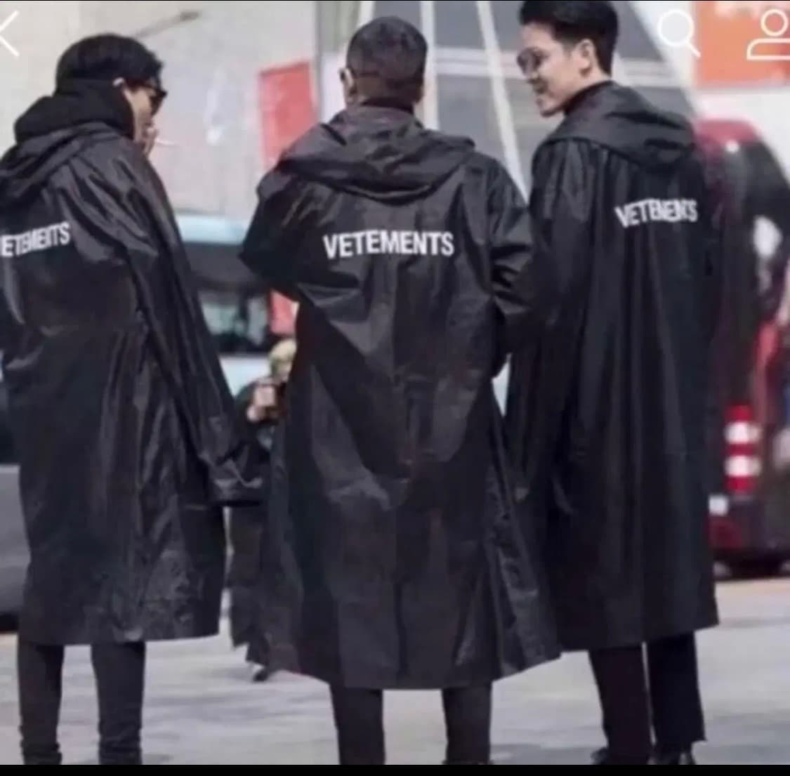 Vetements rain coat 상품이미지1
