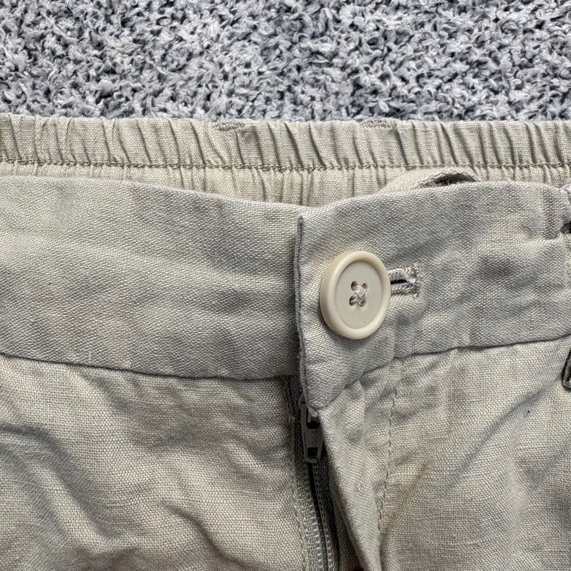 30 무신사스탠다드 코튼 린넨 밴딩 바지 0421J 상품이미지2