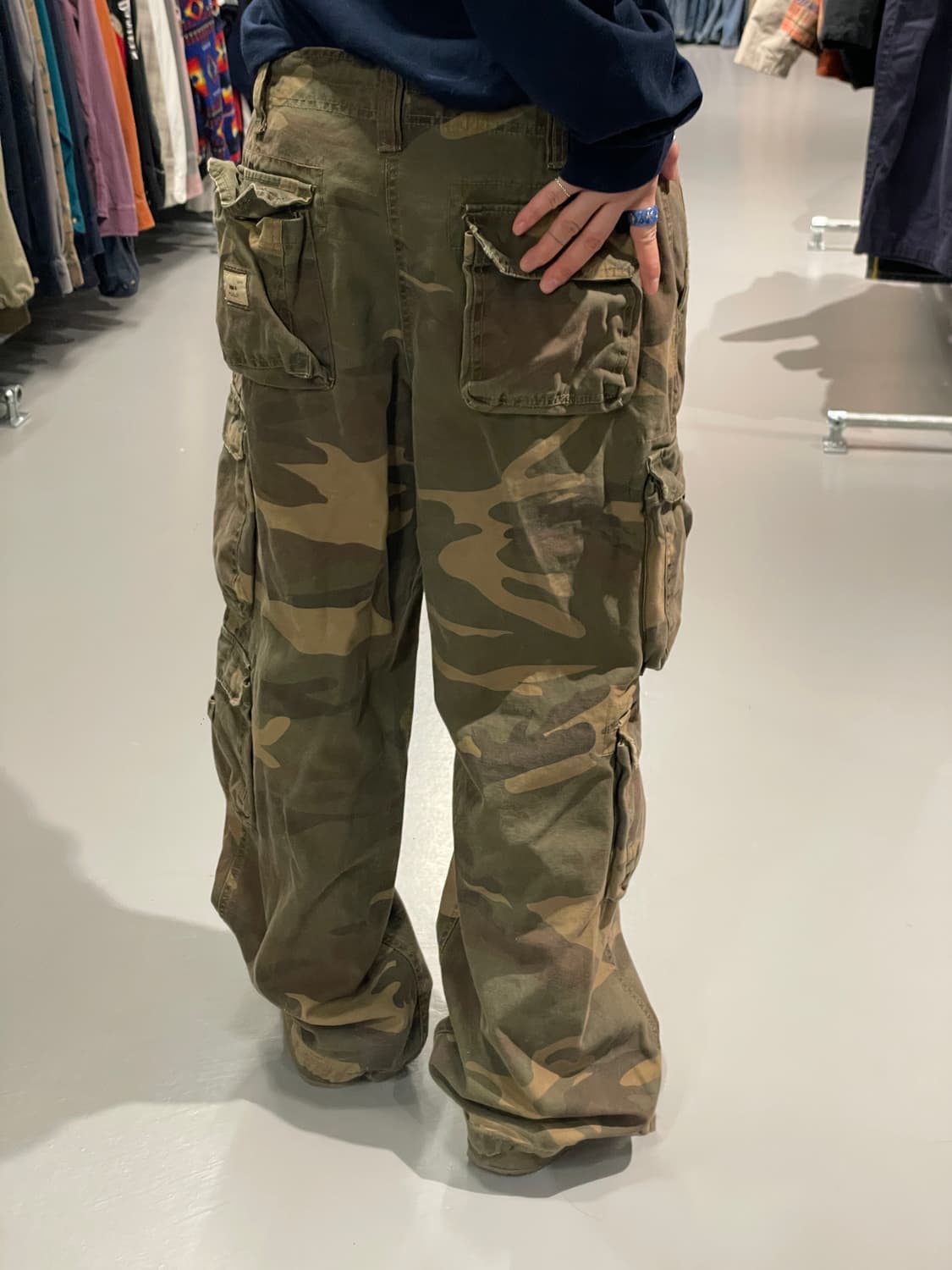 빈티지 카모플라주 카고 팬츠   상품이미지3
