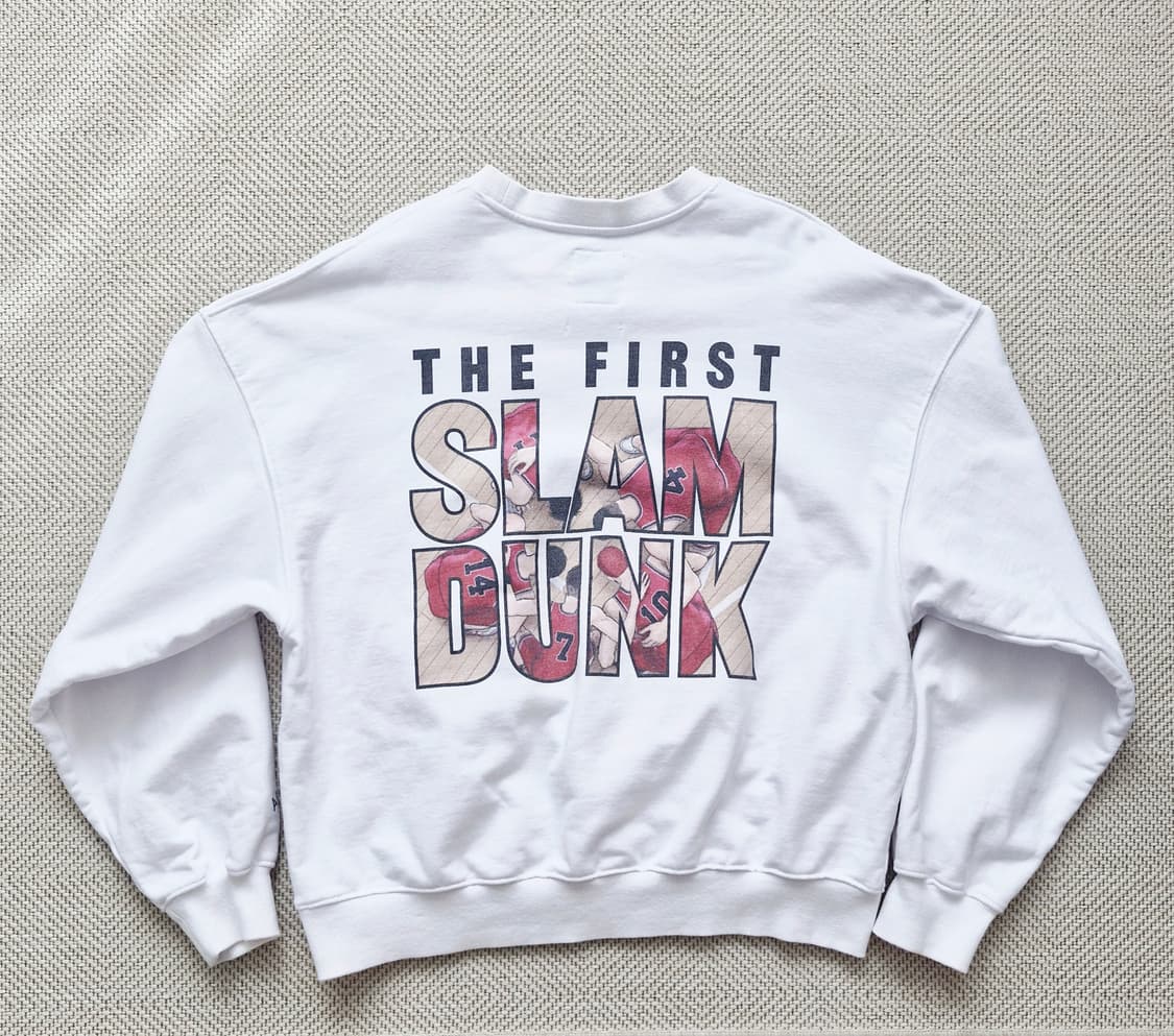 에이카 X 더 퍼스트 슬램덩크 한정판 스웻셔츠 M 상품이미지1