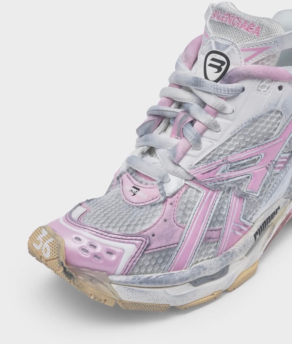 발렌시아가 러너 화이트 핑크 36 상품이미지4