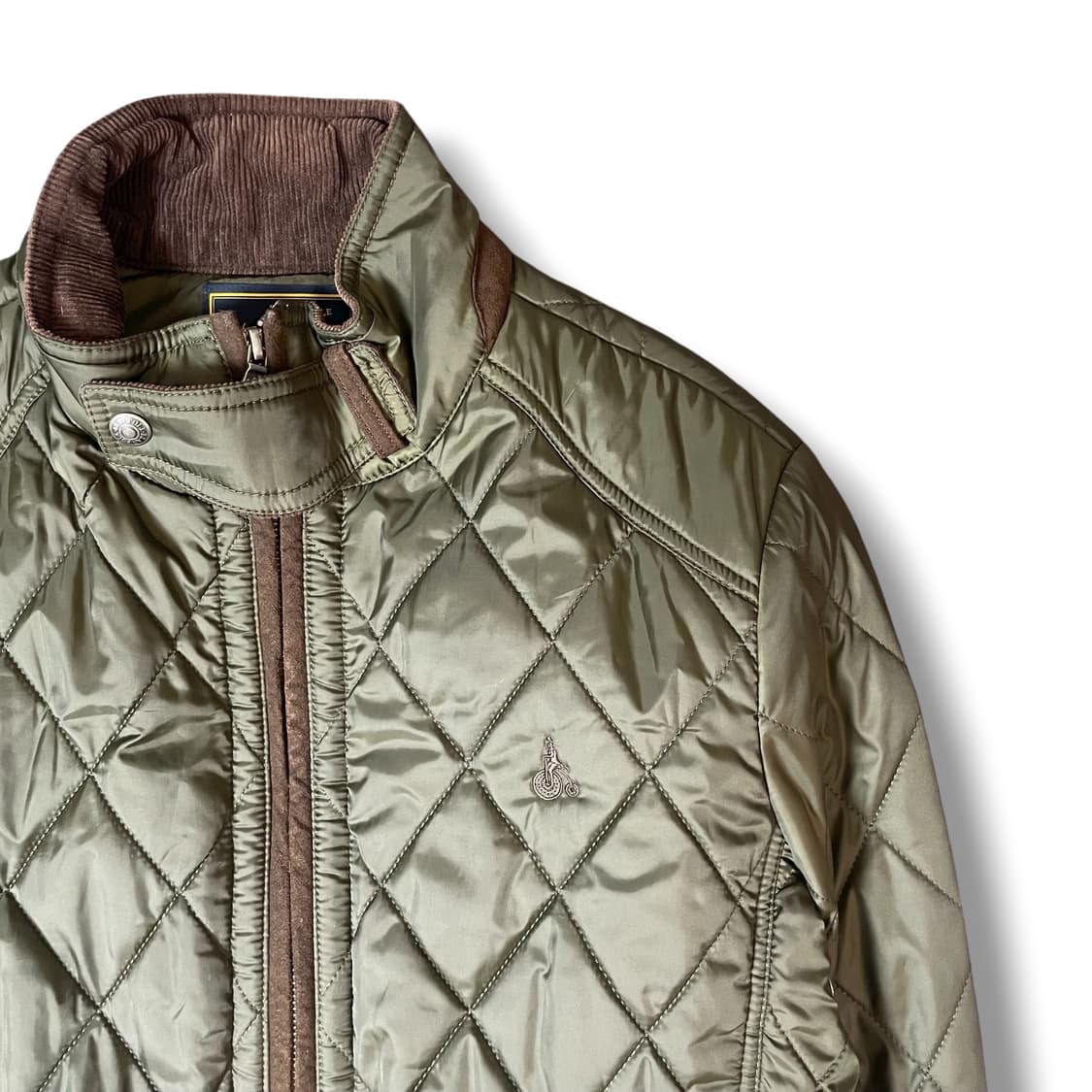 빈폴 카키 다이아몬드 퀄팅 경량 패딩 95 상품이미지3