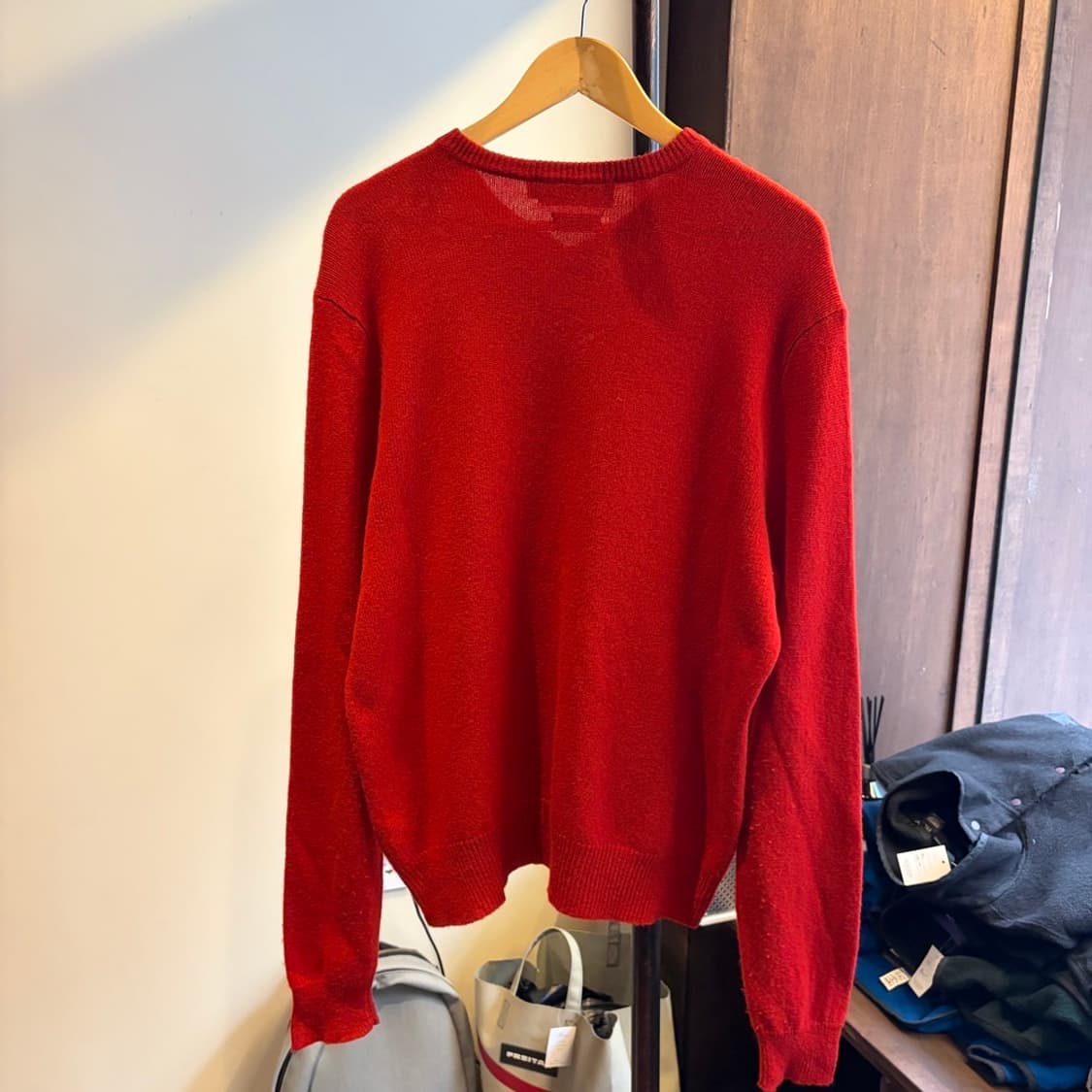 15889 - 폴로 랄프로렌 레드 브이넥 울 니트 (램스 울 100%) 상품이미지5