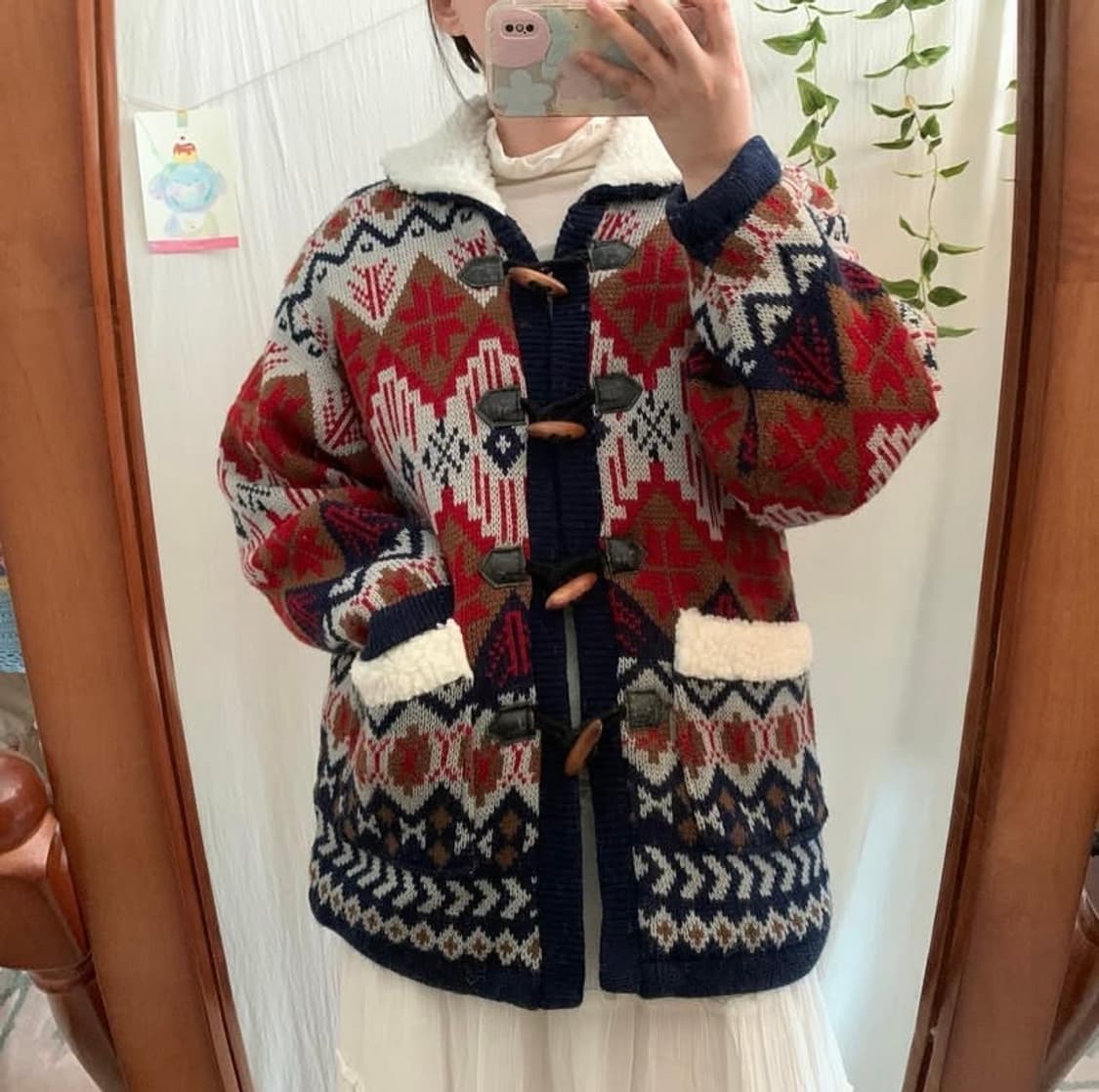 노르딕 양털 더플 아우터 상품이미지2