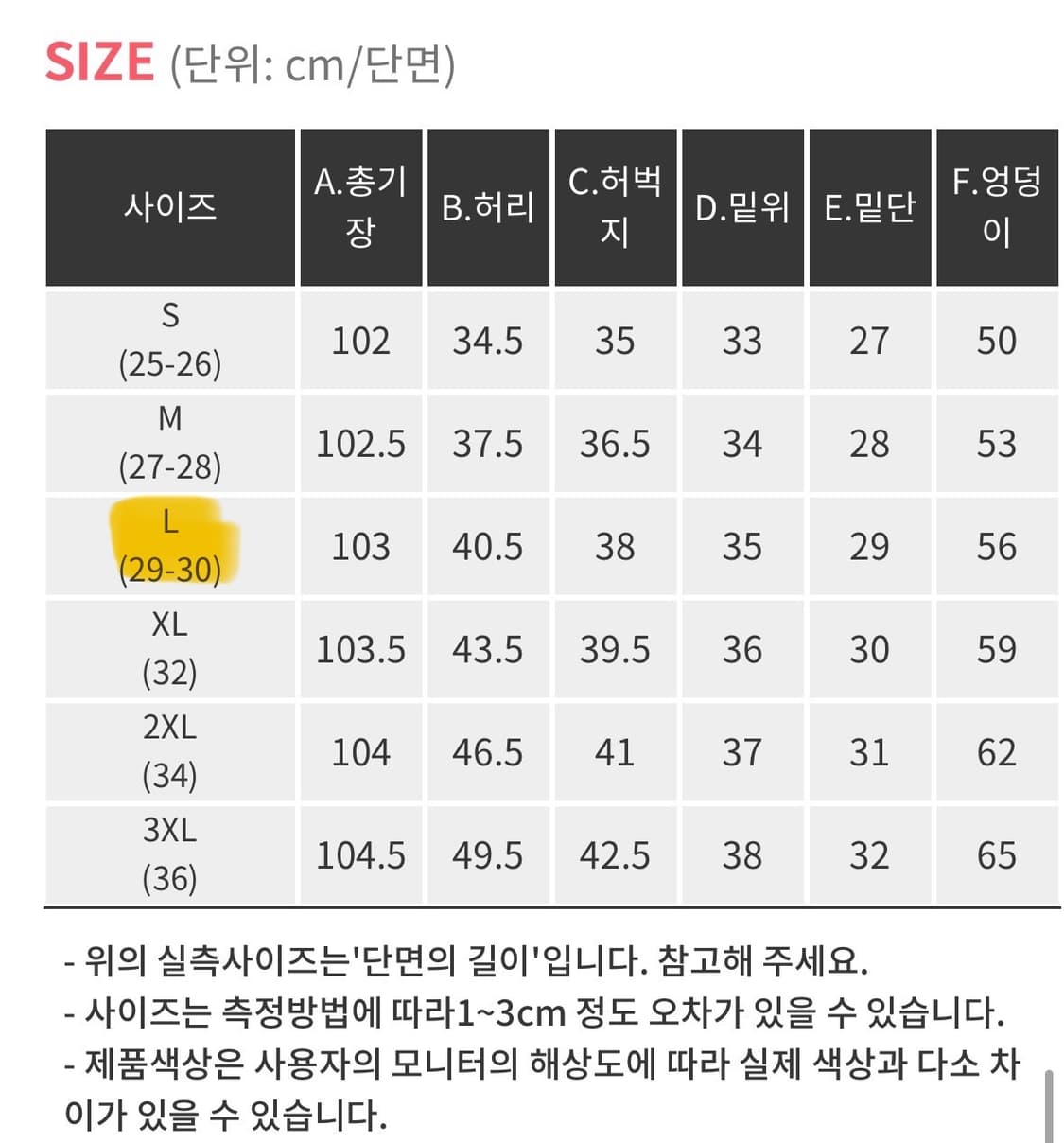L사이즈 핫핑 핀턱 와이드 슬랙스 차콜 상품이미지7