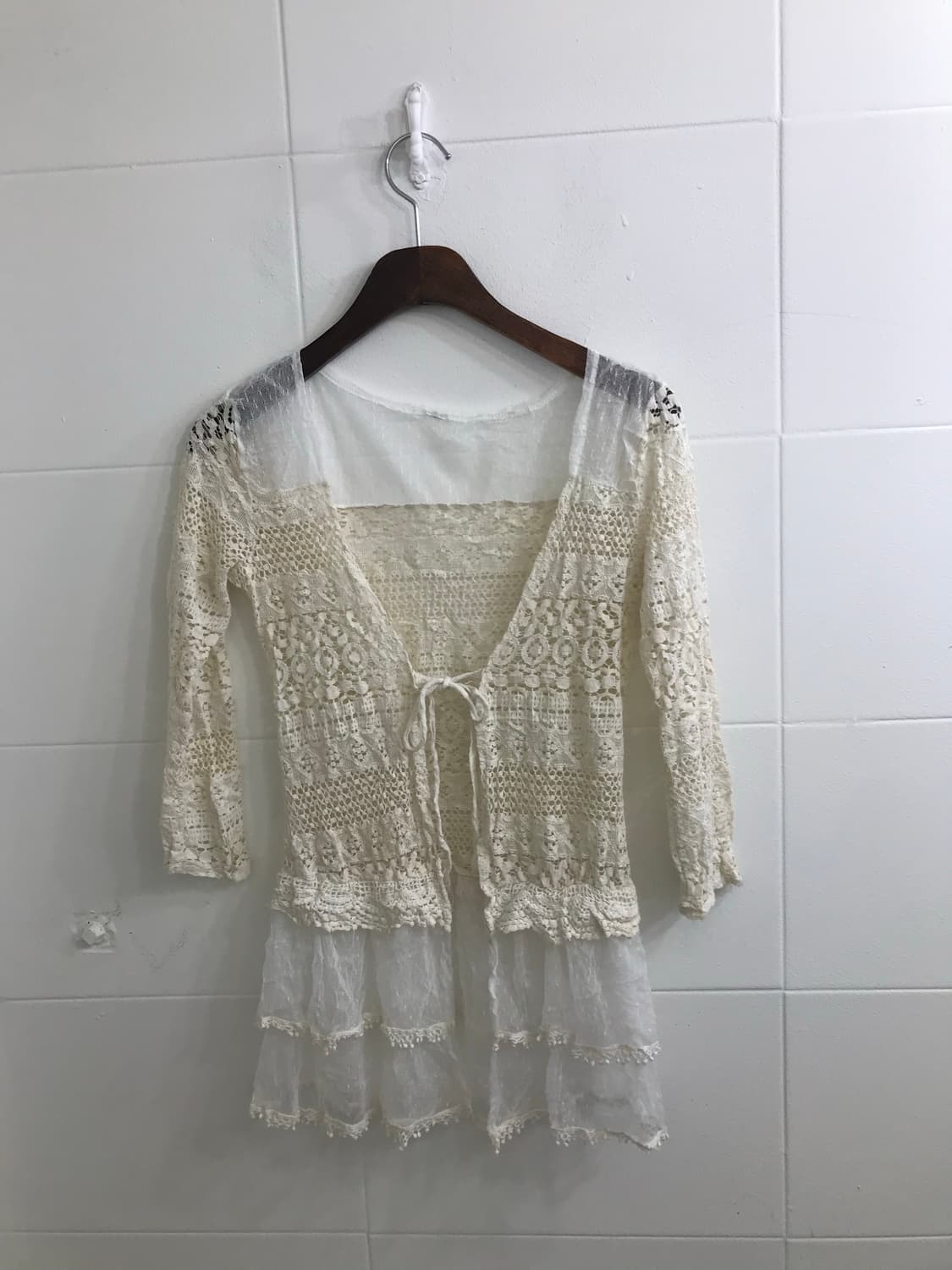 빈티지 페어리 베이지 너드 러힙 코디세트 상품이미지4