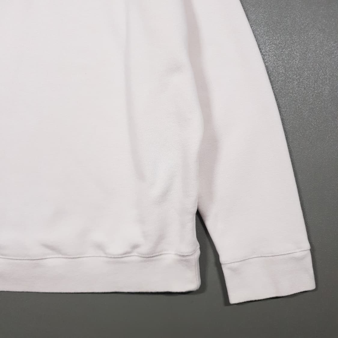 2XL (110) 나이키 솔로 스우시 쿼터집 탑 하프집업 맨투맨 본화이트 상품이미지5