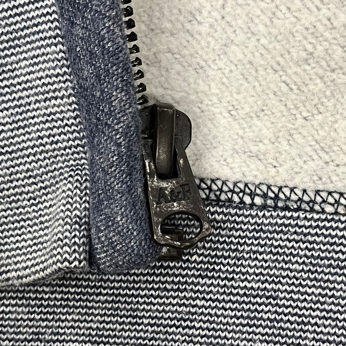 아베크롬비 데님st 네이비 그레이 후드집업 상품이미지7