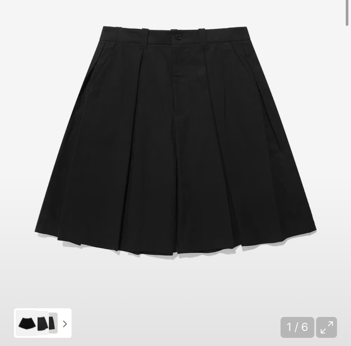나이스고스트클럽 치마바지 숏츠 DOUBLE PLEATS SHORTS 상품이미지1