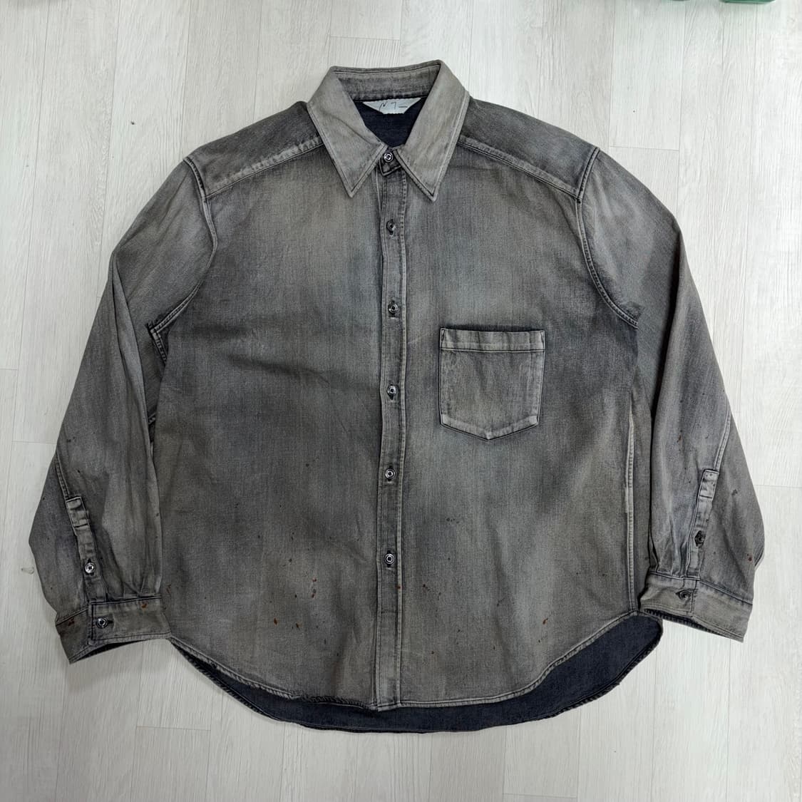 안셀름 Ancellm Denim Dress Shirt 상품이미지1