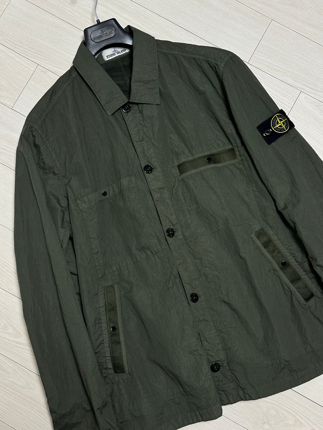 스톤아일랜드 시어서커 tc 자켓 20ss XXL(105-110) 상품이미지4